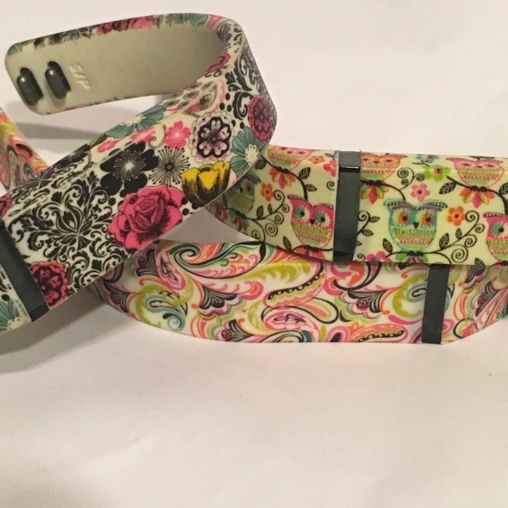🔥3/$25 SALE! S/M [7”] Owl Floral FITBIT Bracelets